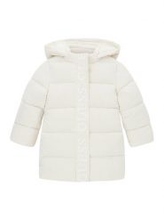 Guess Kurtka zimowa K6BL09 W3974 Kremowy Regular Fit. Białe buty zimowe dziewczęce Guess, z aplikacjami, z syntetyku, bez zapięcia. Za 394.99 zł.