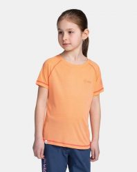 Dziewczęca koszulka techniczna Kilpi TECNI-JG. Brązowe t-shirty i topy dla dziewczynek Kilpi, bez wzorów, z materiału, bez ramiączek. Za 70.90 zł.