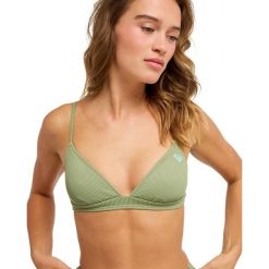 Trójkątny stanik bikini damski ROXY LOVE. Zielone bikini damskie Roxy, m, bez wzorów. Za 169.99 zł.