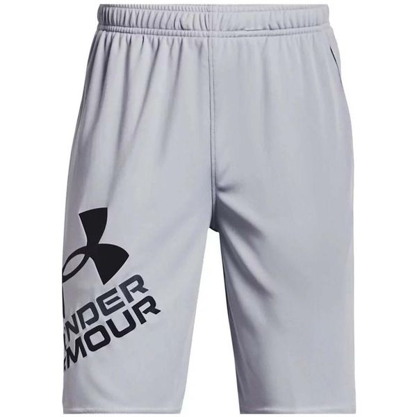 Spodenki krótkie chłopięce Under Armour Prototype 2.0 Logo Shorts. Szare szorty dla chłopców Under Armour, na lato, bez wzorów. Za 69.99 zł.