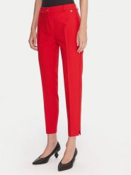 Maryley Spodnie materiałowe 25IB52Z/M17/43MA Czerwony Regular Fit. Czerwone spodnie materiałowe damskie Maryley, m, bez wzorów, z materiału. Za 259.99 zł.
