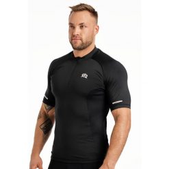 Koszulka rowerowa męska Rough Radical Race SX. Czarne buty sportowe męskie ROUGH RADICAL, l, bez wzorów, bez kołnierzyka, bez ramiączek, rowerowe. Za 49.90 zł.
