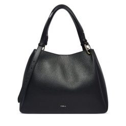 Torebka Furla. Czarne torebki do ręki damskie Furla, bez wzorów, klasyczne, bez dodatków. Za 1,979.00 zł.