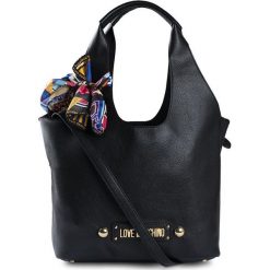 Torebka Love Moschino. Czarne plecaki damskie Love Moschino, bez wzorów, klasyczne. Za 419.00 zł.