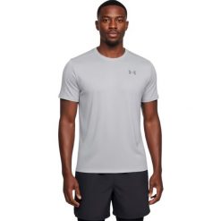 Koszulka treningowa męska Under Armour Speed Stride. Szare koszulki sportowe męskie Under Armour, m, bez wzorów, z poliesteru, bez kołnierzyka, bez ramiączek, do biegania. W wyprzedaży za 80.00 zł.