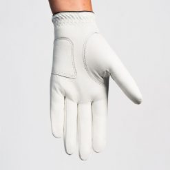 Rękawica do golfa damska Inesis Soft 500 dla praworęcznych. Białe obuwie sportowe damskie INESIS, bez wzorów, ze skóry, sportowe. Za 49.99 zł.