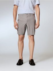 Szorty regular fit - szary. Szare szorty męskie Reserved, bez wzorów, z bawełny. Za 129.99 zł.