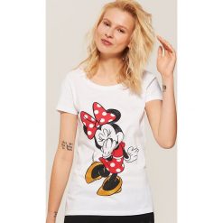 Koszulka piżamowa Minnie Mouse - Biały. Koszule nocne damskie House. Za 35.99 zł.