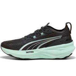 Puma Foreverrun Nitro 2 Wn Buty Do Biegania Damskie. Czarne obuwie sportowe damskie Puma, bez wzorów, z gumy, do biegania. Za 531.99 zł.