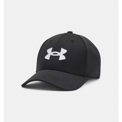 Czapka z daszkiem dla mężczyzn Under Armour Blitzing. Czarne czapki i kapelusze męskie Under Armour, bez wzorów, sportowe. Za 69.99 zł.
