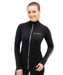 Bluza dresowa termoaktywna rozpinana damska Brubeck Athletic. Fioletowe bluzy damskie Brubeck, xl, bez wzorów, z dresówki, bez kaptura. Za 239.99 zł.