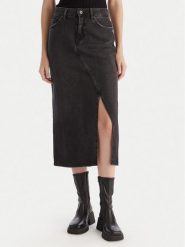 HUGO Spódnica jeansowa Goja_B 50546327 Czarny Regular Fit. Czarne spódnice damskie Hugo, s, bez wzorów, z bawełny. Za 489.99 zł.