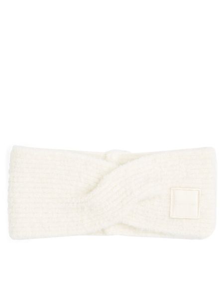 Calvin Klein Opaska materiałowa Modern Patch K60K612694 Écru. Czapki i kapelusze damskie Calvin Klein, bez wzorów, z materiału. Za 129.99 zł.