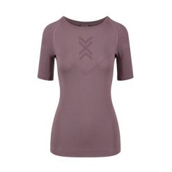 Koszulka biegowa damska X-Bionic Xceed Run Shirt Lavender. Fioletowe koszulki sportowe damskie X Bionic, bez wzorów, rowerowe. W wyprzedaży za 265.00 zł.