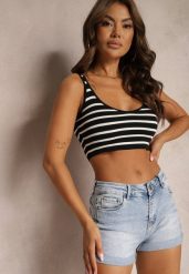 Niebieskie Denimowe Szorty z Bawełny High Waist z Efektem Push-Up Zoebe. Niebieskie szorty damskie Renee, na lato, l, bez wzorów, z bawełny, eleganckie, z podwyższonym stanem. Za 54.99 zł.