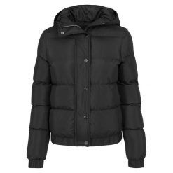 Parka dla kobiet Urban Classic hooded. Czarne parki damskie Urban Classics, na zimę, bez wzorów, eleganckie, z kapturem. Za 297.45 zł.