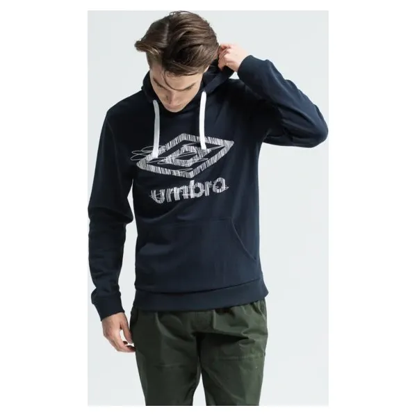 Umbro Bluza Anson , granatowy, rozmiar L. Niebieskie bluzy męskie Umbro, l, bez wzorów, z bawełny, z kapturem. W wyprzedaży za 99.99 zł.