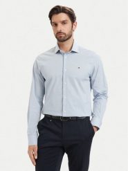 Tommy Hilfiger Koszula Gingham MW0MW42931 Niebieski jasny Regular Fit. Niebieskie koszule męskie Tommy Hilfiger, m, bez wzorów, z bawełny, bez kołnierzyka, bez ramiączek. Za 329.99 zł.