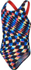 Speedo Strój kąpielowy jednoczęściowy dziewczęcy na basen Speedo Allover 140cm. Stroje kąpielowe dla dziewczynek Speedo, bez wzorów. Za 132.29 zł.