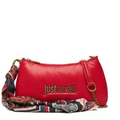 Torebka Just Cavalli. Czerwone torebki do ręki damskie Just Cavalli, bez wzorów, wizytowe, bez dodatków. Za 579.99 zł.