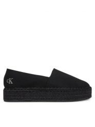 Calvin Klein Jeans Espadryle Flatform Esdparille Mg/Hdw YW0YW01737 Czarny. Czarne espadryle damskie Calvin Klein Jeans, bez wzorów, z jeansu, bez obcasa, bez zapięcia. Za 209.99 zł.