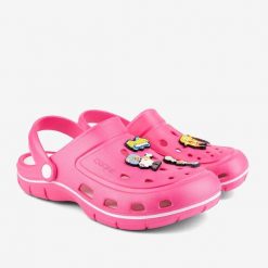Damskie klapki clogs Coqui Roze - rozmiar 38. Czerwone klapki damskie Coqui, bez wzorów, bez obcasa. Za 132.99 zł.