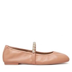 Baleriny Stuart Weitzman. Brązowe baleriny damskie Stuart Weitzman, bez wzorów, bez obcasa. Za 1,669.00 zł.