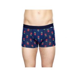 Bielizna męska Happy Socks Trunk PIN87-6001. Niebieskia bokserki męskie Happy Socks, z motywem zwierzęcym, z materiału. Za 55.93 zł.