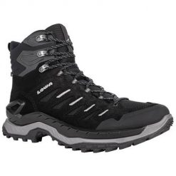 Buty trekkingowe męskie Lowa Innovo Mid Gtx. Czarne trekkingi męskie Lowa, za kostkę. Za 956.00 zł.