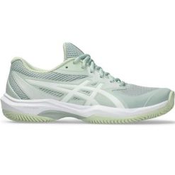 Damskie buty do tenisa Asics Game FF Clay/Oc. Białe obuwie sportowe damskie Asics, bez wzorów, tenisowe. Za 383.00 zł.