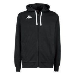 Bluza z kapturem Kappa Banto. Niebieskie bluzy męskie Kappa, xl, bez wzorów, z kapturem. Za 297.50 zł.