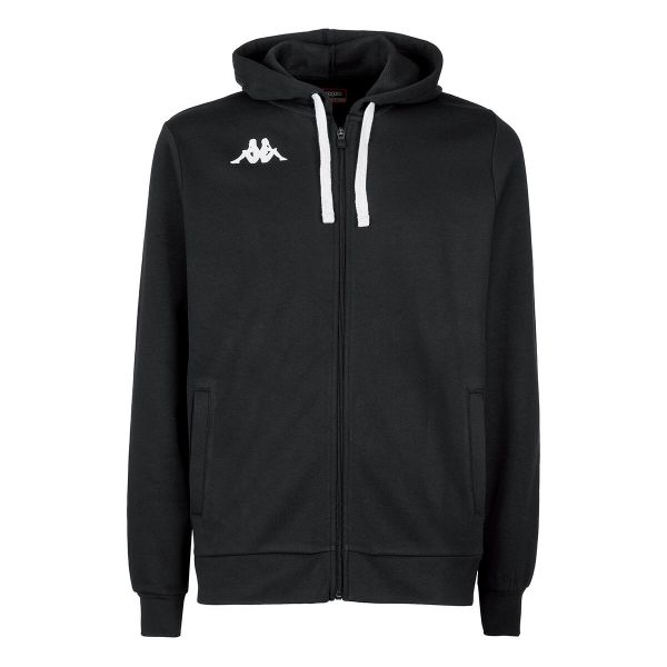 Bluza z kapturem Kappa Banto. Niebieskie bluzy męskie Kappa, bez zapięcia, na fitness i siłownię. Za 297.50 zł.