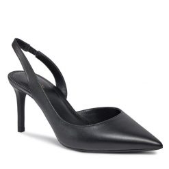 Szpilki MICHAEL Michael Kors. Czarne klapki damskie MICHAEL Michael Kors, bez wzorów, bez obcasa, bez zapięcia. Za 419.99 zł.