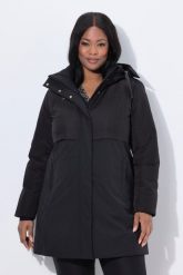 Damskie Pikowana kurtka funkcyjna HYPRAR wodoodporna kaptur. Czarne kurtki damskie Ulla Popken, plus size, bez wzorów, z materiału. Za 1,399.99 zł.