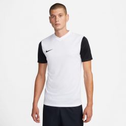 Koszulka piłkarska męska Nike Drifit Tiempo Premier 2. Czarne bluzy męskie Nike, m, bez wzorów, bez kaptura. Za 95.60 zł.
