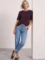 Street One Koszulka Kobiety wiskoza lila, 40. T-shirty damskie Street One, bez wzorów, z wiskozy, street, bez kołnierzyka. Za 149.95 zł.