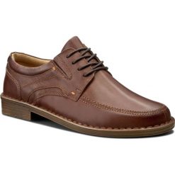 Półbuty LASOCKI FOR MEN MI07-A510-366-01A. Brązowe półbuty na co dzień męskie Lasocki For Men, ze skóry, bez zapięcia. W wyprzedaży za 94.98 zł.