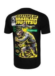 Koszulka sportowa męski Pitbull West Coast Master Of BJJ. Czarne koszulki sportowe męskie PITBULL, l, bez wzorów, z bawełny, bez kołnierzyka, bez ramiączek. Za 119.00 zł.