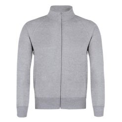Fruit of the Loom Lekka Bluza Rozpinana Szara. Szare bluzy męskie Fruit of the Loom, na lato, m, bez wzorów, z bawełny, bez kaptura. Za 169.99 zł.