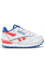 Reebok Sneakersy Classic Leather Step N Flash IE6784 Biały. Białe buty sportowe dziewczęce Reebok, bez wzorów, ze skóry, bez zapięcia. Za 139.99 zł.
