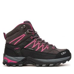 Trekkingi CMP. Szare obuwie sportowe damskie CMP, trekkingowe. Za 529.99 zł.