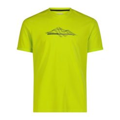 Koszulka męska CMP 30T5057. Zielone koszulki sportowe męskie CMP, m, bez wzorów, bez kołnierzyka, bez ramiączek. W wyprzedaży za 76.99 zł.