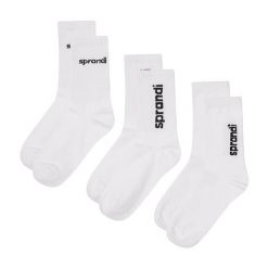 Skarpety długie Sprandi. Białe skarpety damskie Sprandi, bez wzorów. Za 39.99 zł.