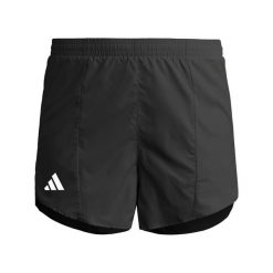 Krótkie Spodnie Adidas Sport Adizero E Short Damskie. Czarne spodnie sportowe damskie Adidas, s, bez wzorów, z materiału, do biegania. Za 168.99 zł.