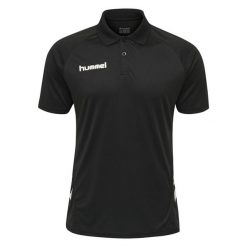 Polo Hummel hmlPROMO. Białe koszulki polo męskie Hummel, m, bez wzorów, bez kołnierzyka, bez ramiączek, na fitness i siłownię. Za 141.50 zł.
