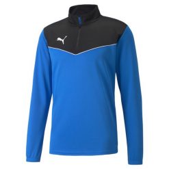Bluza Puma Individual Rise. Czarne bluzy męskie Puma, m, bez wzorów, bez kaptura, na fitness i siłownię. Za 170.20 zł.