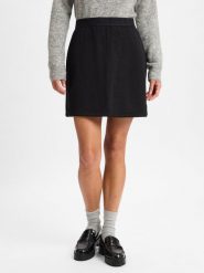 Comma casual identity Spódnica Kobiety Sztuczne włókno czarny, 40. Czarne spódnice damskie comma casual identity, uniwersalny, bez wzorów, z włókna, casualowe, mini, proste. Za 229.95 zł.