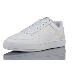 Buty do chodzenia męskie Puma Caven Mix. Białe eleganckie półbuty Puma, z gumy, eleganckie, bez zapięcia. Za 173.40 zł.
