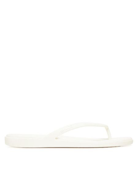 Crocs Japonki Miami Flip 211435 Écru. Klapki damskie Crocs, bez wzorów, z tworzywa sztucznego, bez obcasa. Za 129.99 zł.