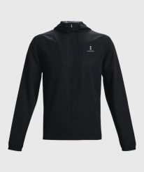 Kurtka wiatrówka męska do Tenisa/Padla. Czarne kurtki męskie NORDICDOTS, m, bez wzorów, z materiału, eleganckie, z kapturem. Za 365.00 zł.